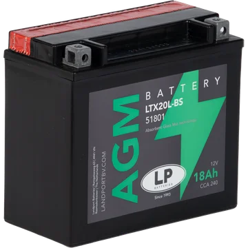 BAT MOTO 20LBS LTX20L-BS AGM LANDPORT