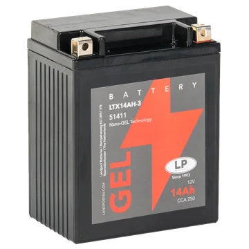 BAT MOTO 14AH3 LTX14AH-3 GEL LANDPORT