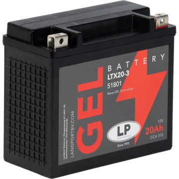 BAT MOTO 20LBS LTX20-3 GEL LANDPORT